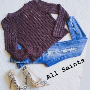NWT All Saints Sweater Sz M